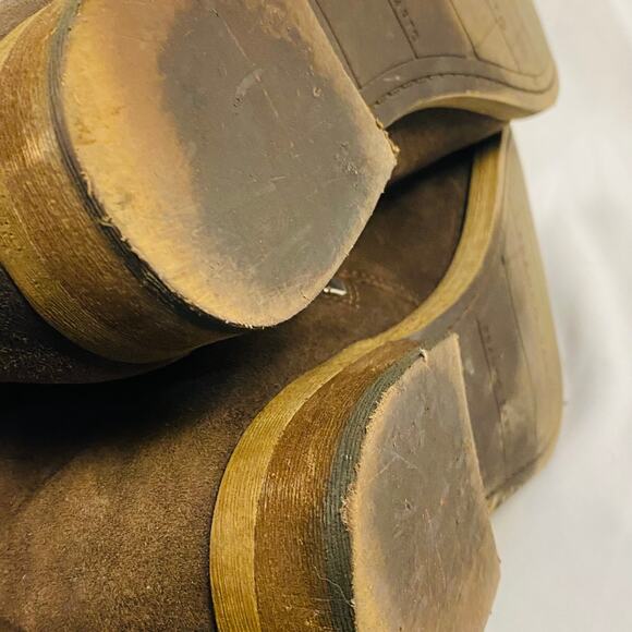 Franco Sarto Brown Suede Keegan Ankle Bootie Size 7.5 - Picture 7 of 7